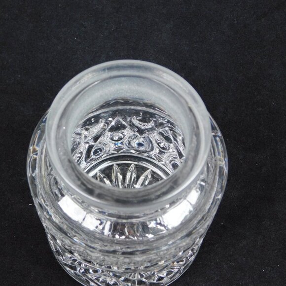 Imperial Glass Cape Cod Clear Rare Horseradish Jar with Lid Discontinued 3.75" - Picture 5 of 9
